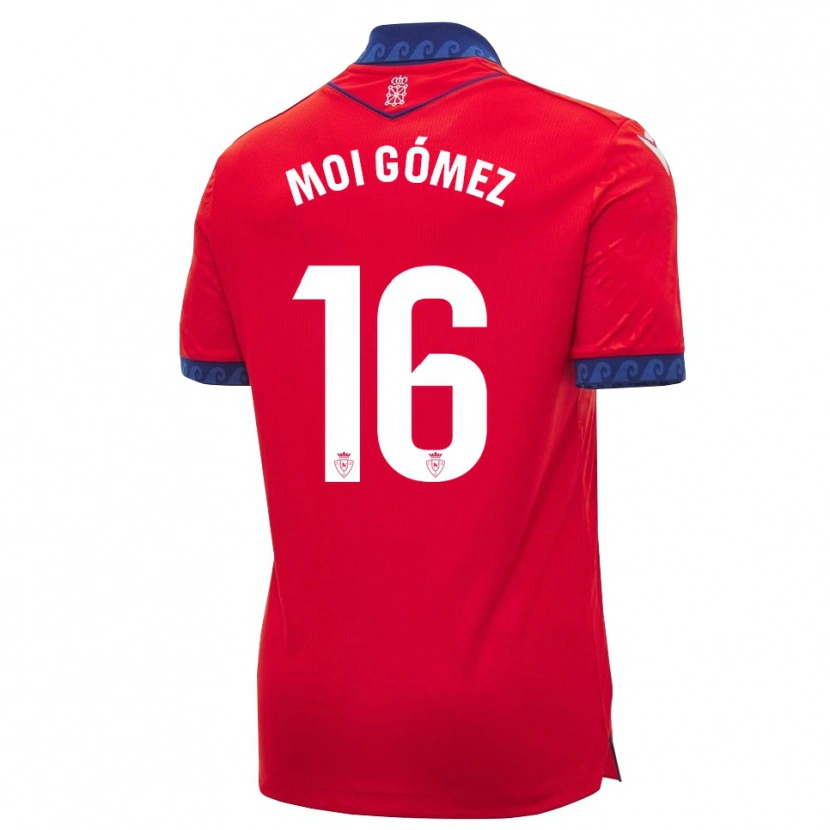 Danxen Pánské Moi Gómez #16 Červená Tmavě Modrá Bílá Domů Hráčské Dresy 2026/27 Dres