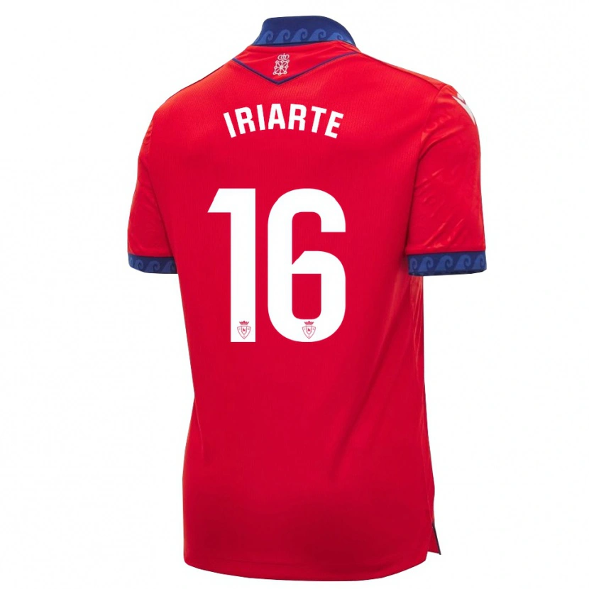 Danxen Pánské Hodei Iriarte #16 Červená Tmavě Modrá Bílá Domů Hráčské Dresy 2026/27 Dres