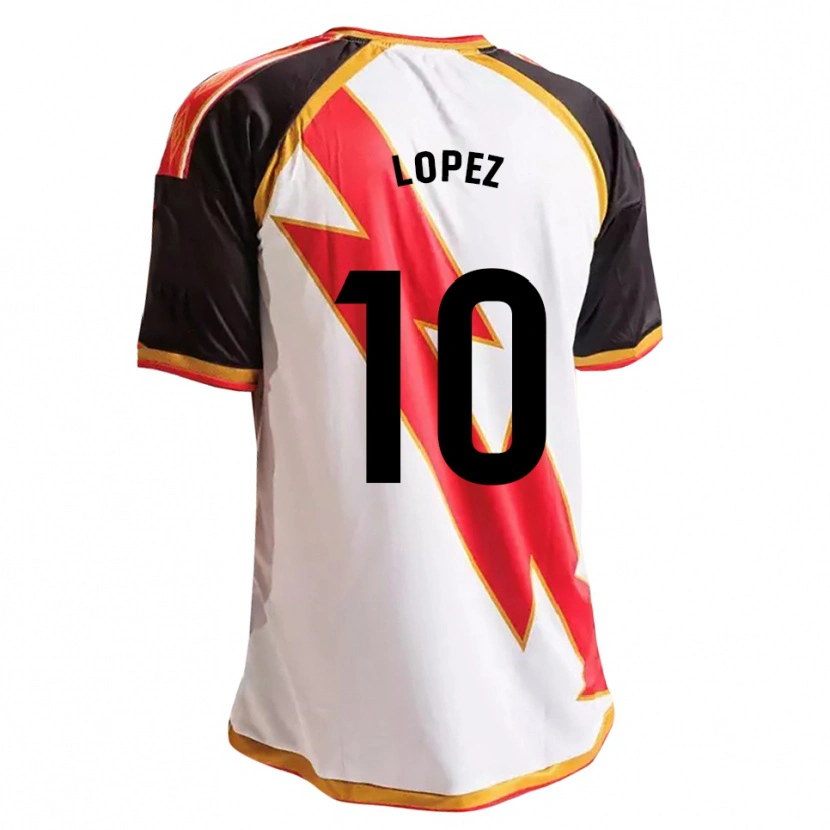 Danxen Pánské Asier López #10 Černá Červená Bílá Zlatá Domů Hráčské Dresy 2026/27 Dres