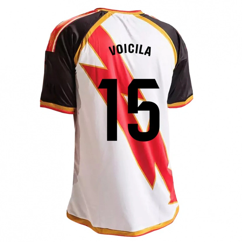 Danxen Pánské Daniel Voicila #15 Černá Červená Bílá Zlatá Domů Hráčské Dresy 2026/27 Dres