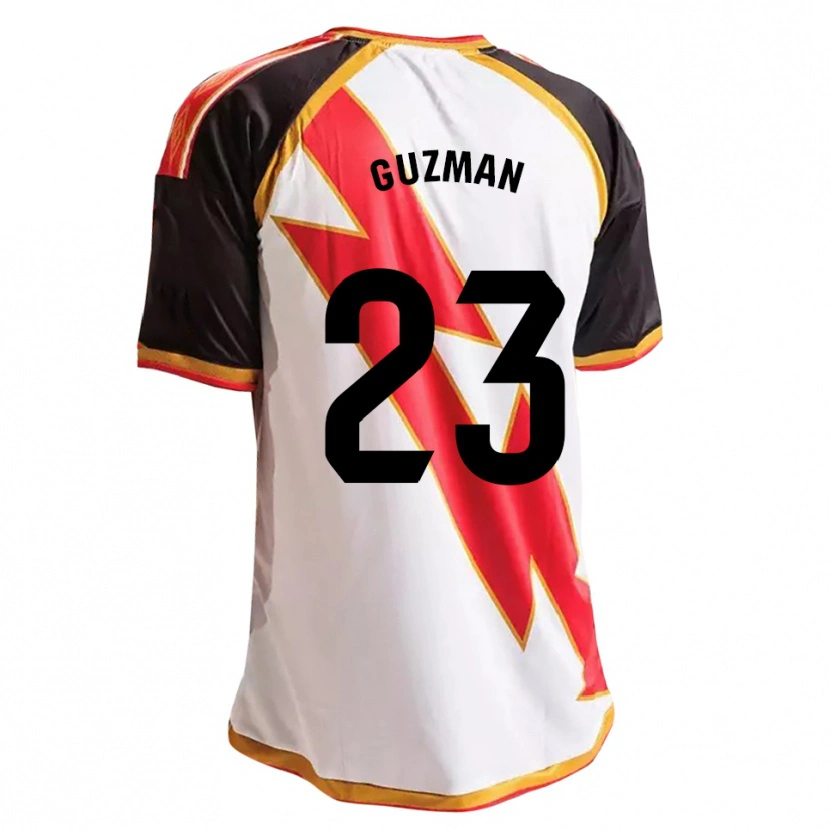 Danxen Pánské Miguel Guzmán #23 Černá Červená Bílá Zlatá Domů Hráčské Dresy 2026/27 Dres