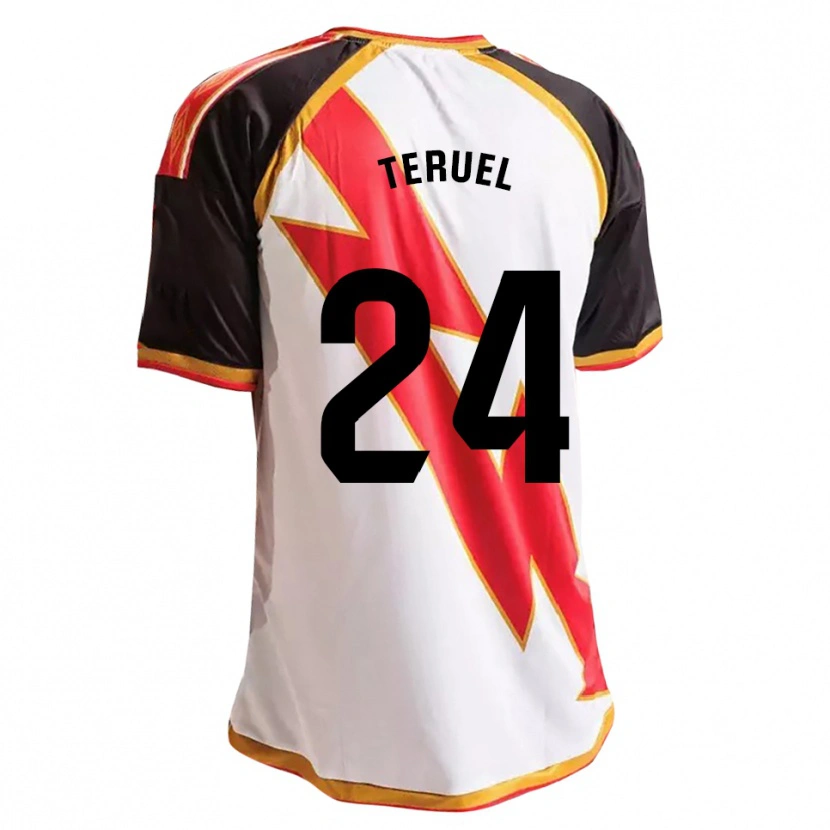 Danxen Pánské Laura Teruel Montero #24 Černá Červená Bílá Zlatá Domů Hráčské Dresy 2026/27 Dres