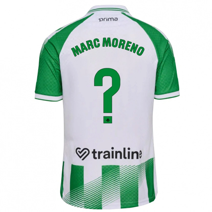 Danxen Pánské Marc Moreno #0 Světle Zelená Černá Bílá Domů Hráčské Dresy 2026/27 Dres