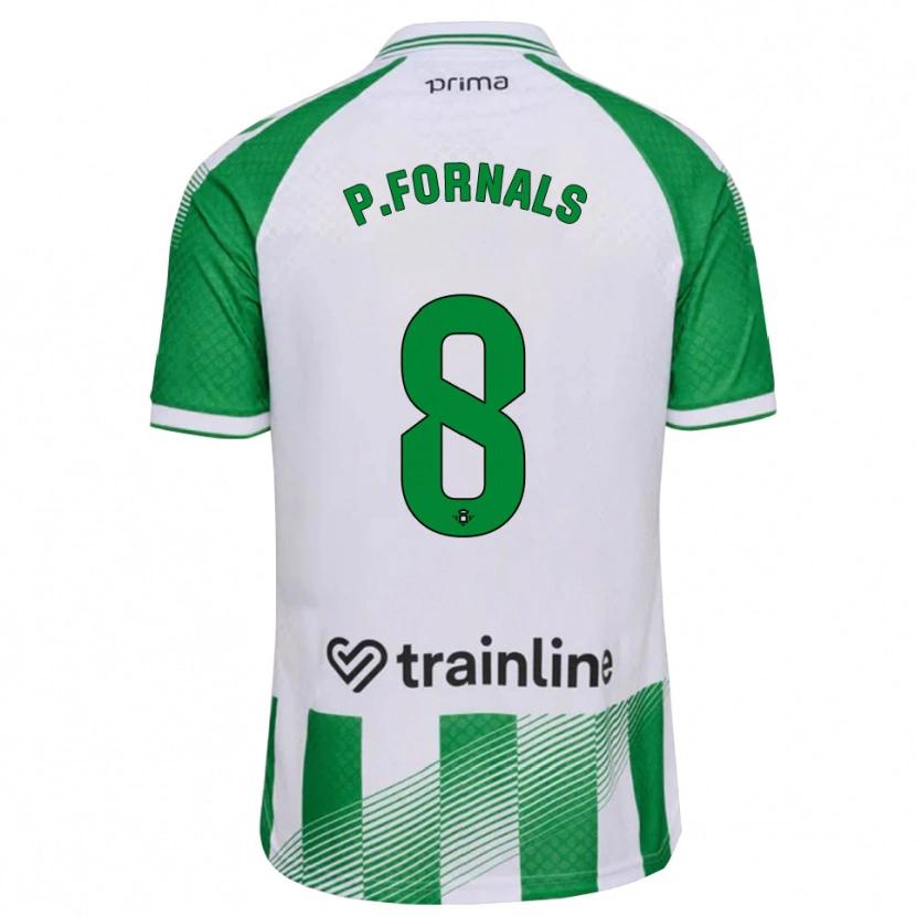 Danxen Pánské Pablo Fornals #8 Světle Zelená Černá Bílá Domů Hráčské Dresy 2026/27 Dres