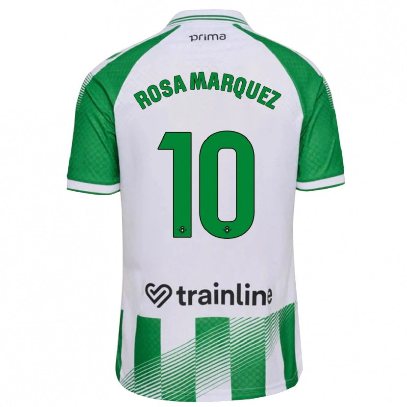 Danxen Pánské Rosa Márquez Baena #10 Světle Zelená Černá Bílá Domů Hráčské Dresy 2026/27 Dres