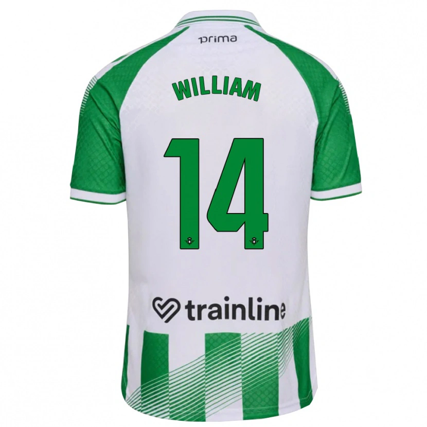 Danxen Pánské William Carvalho #14 Světle Zelená Černá Bílá Domů Hráčské Dresy 2026/27 Dres