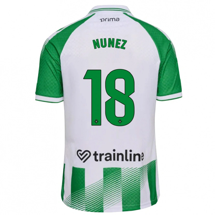 Danxen Pánské Romina Núñez #18 Světle Zelená Černá Bílá Domů Hráčské Dresy 2026/27 Dres
