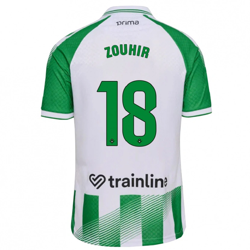 Danxen Pánské Yasmine Zouhir #18 Světle Zelená Černá Bílá Domů Hráčské Dresy 2026/27 Dres