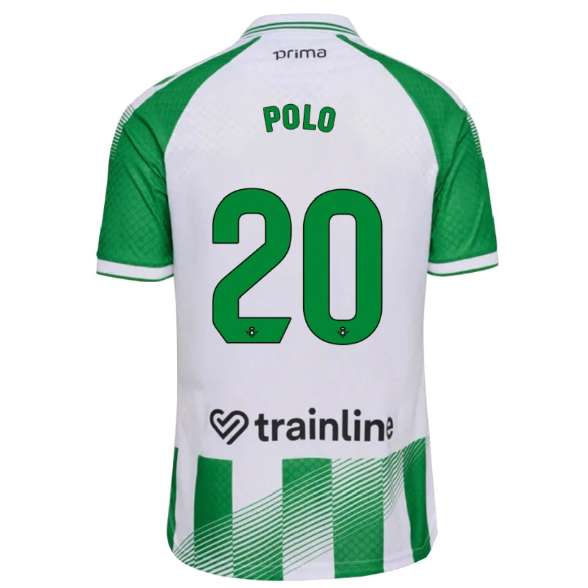 Danxen Pánské Tiago Polo #20 Světle Zelená Černá Bílá Domů Hráčské Dresy 2026/27 Dres