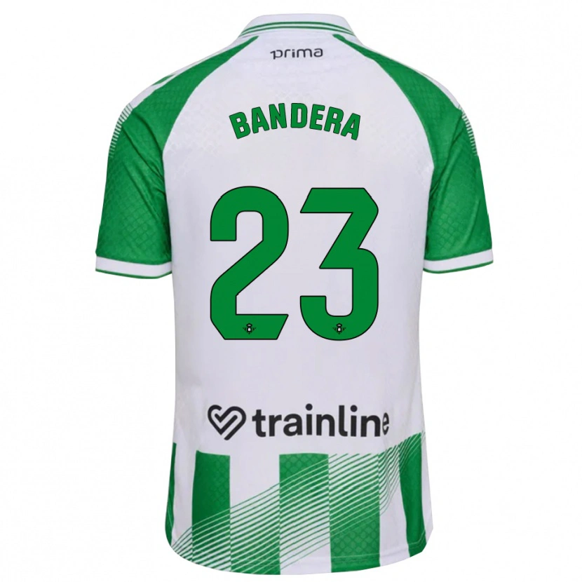 Danxen Pánské Kenta Bandera #23 Světle Zelená Černá Bílá Domů Hráčské Dresy 2026/27 Dres