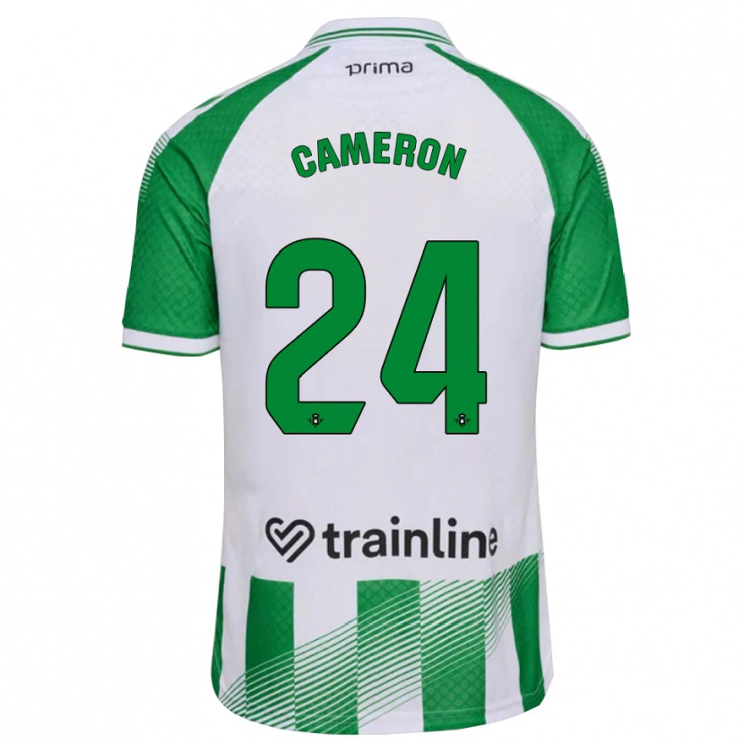 Danxen Pánské Tiffany Devonna Cameron #24 Světle Zelená Černá Bílá Domů Hráčské Dresy 2026/27 Dres