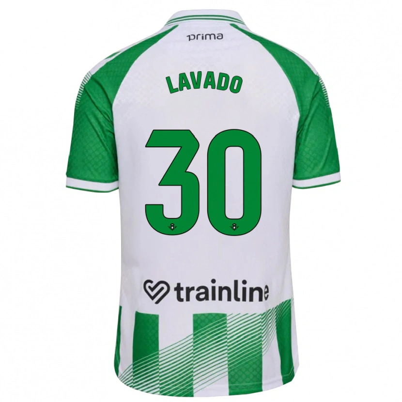 Danxen Pánské Víctor Lavado #30 Světle Zelená Černá Bílá Domů Hráčské Dresy 2026/27 Dres