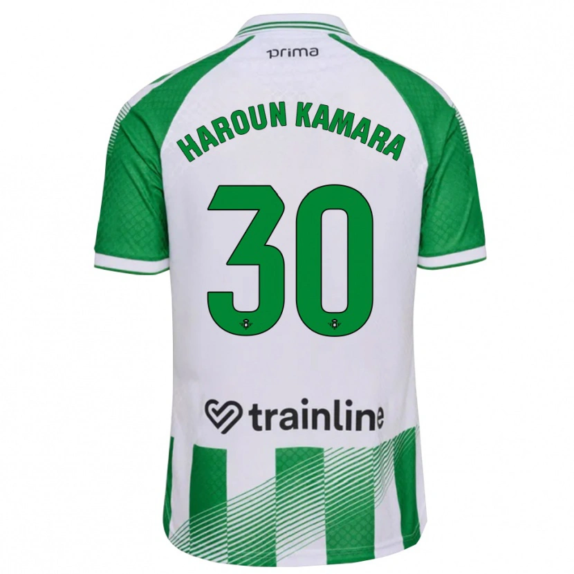 Danxen Pánské Miguel Haroun Kamara #30 Světle Zelená Černá Bílá Domů Hráčské Dresy 2026/27 Dres