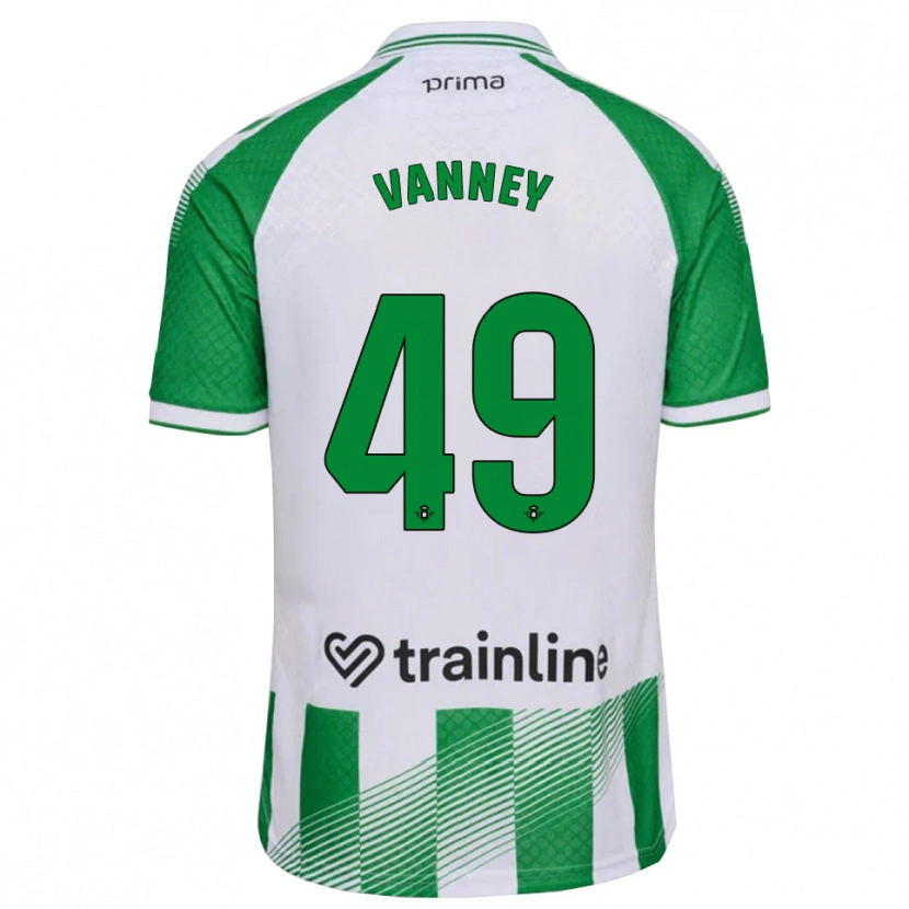 Danxen Pánské Dylan Vanney #49 Světle Zelená Černá Bílá Domů Hráčské Dresy 2026/27 Dres