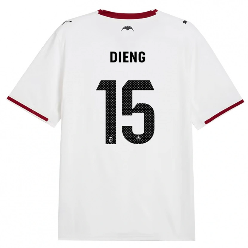 Danxen Pánské Aliou Dieng #15 Černá Bílá Červená Žlutá Domů Hráčské Dresy 2026/27 Dres