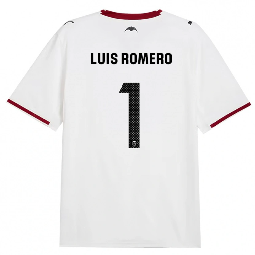 Danxen Pánské Luis Romero #1 Černá Bílá Červená Žlutá Domů Hráčské Dresy 2026/27 Dres