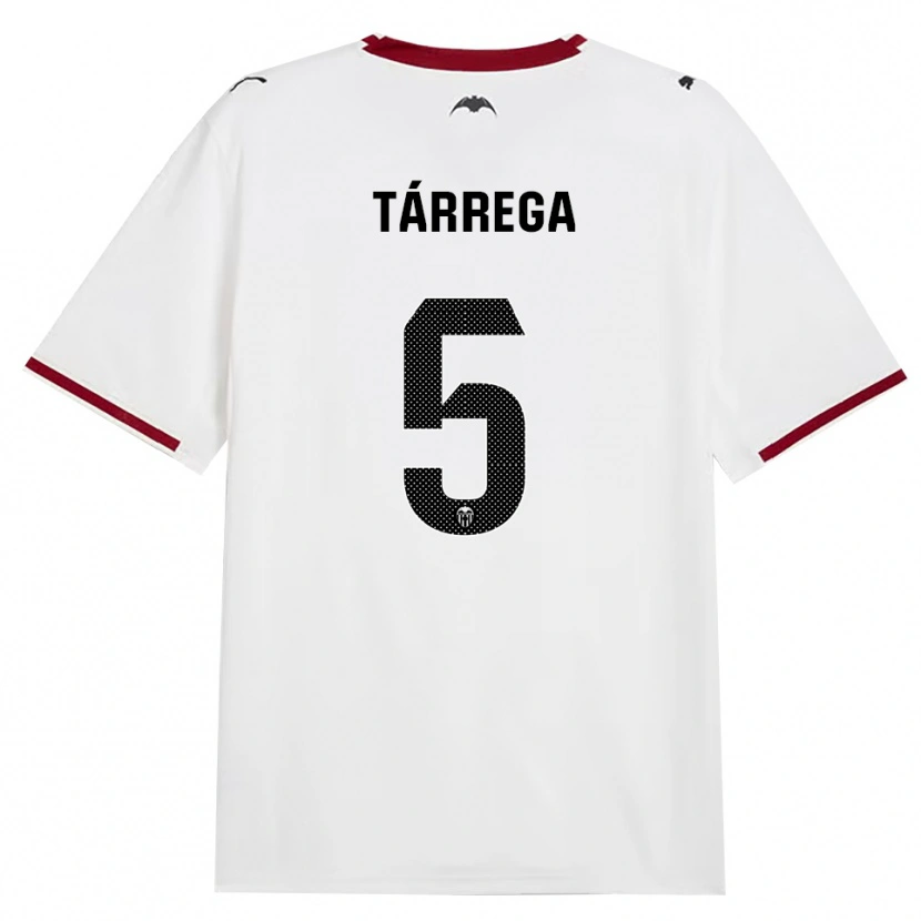 Danxen Pánské César Tárrega #5 Černá Bílá Červená Žlutá Domů Hráčské Dresy 2026/27 Dres
