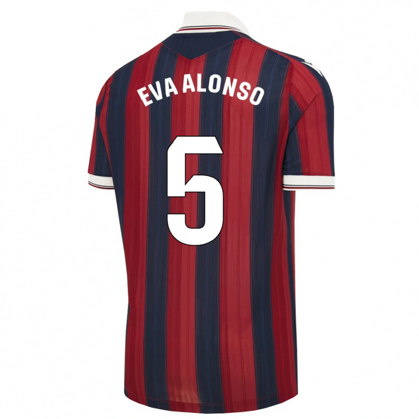Danxen Pánské Eva Alonso #5 Půlnoční Modrá Červená Domů Hráčské Dresy 2026/27 Dres