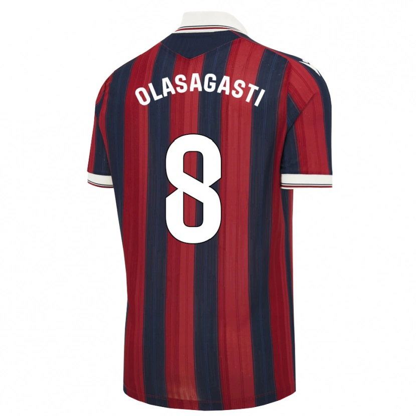 Danxen Pánské Jon Ander Olasagasti #8 Půlnoční Modrá Červená Domů Hráčské Dresy 2026/27 Dres