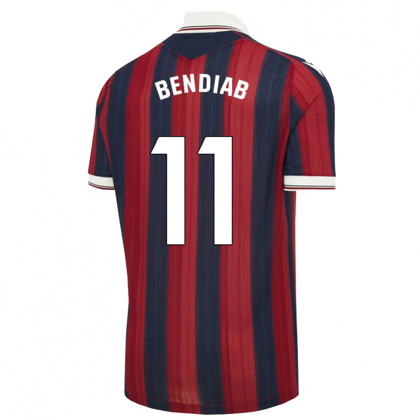 Danxen Pánské Zadig Bendiab #11 Půlnoční Modrá Červená Domů Hráčské Dresy 2026/27 Dres