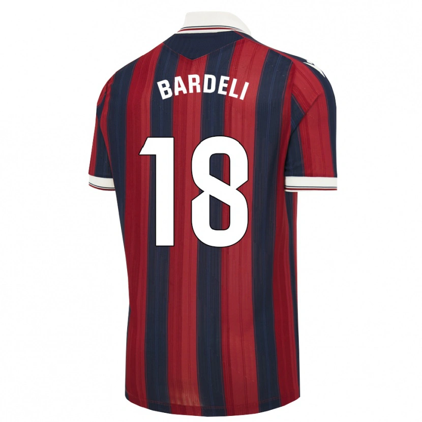 Danxen Pánské Enzo Bardeli #18 Půlnoční Modrá Červená Domů Hráčské Dresy 2026/27 Dres