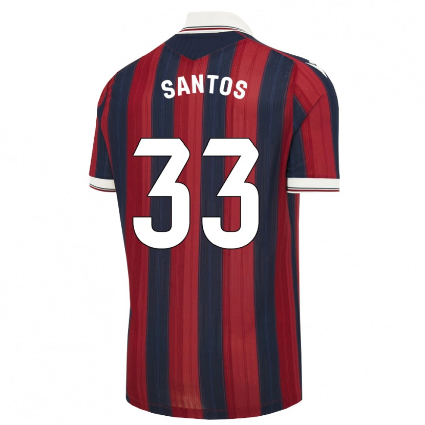 Danxen Pánské Marc Santos #33 Půlnoční Modrá Červená Domů Hráčské Dresy 2026/27 Dres