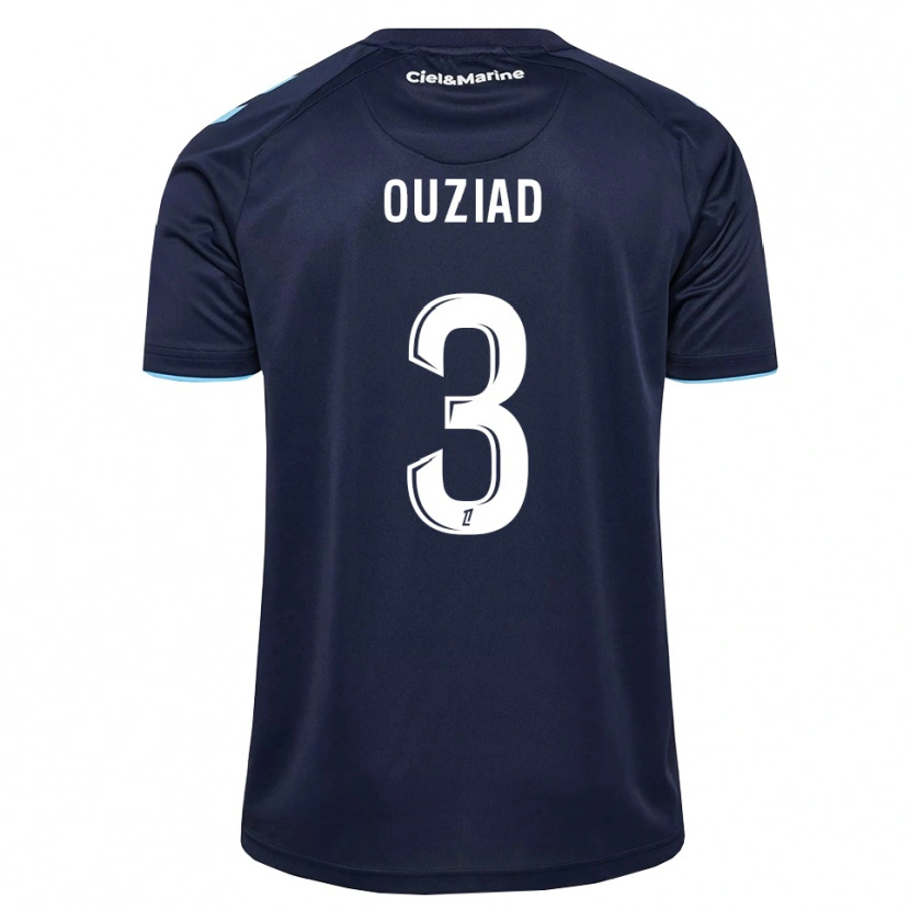 Danxen Pánské Djibril Ouziad #3 Kukuřičně Modrá Půlnoční Modrá Domů Hráčské Dresy 2026/27 Dres