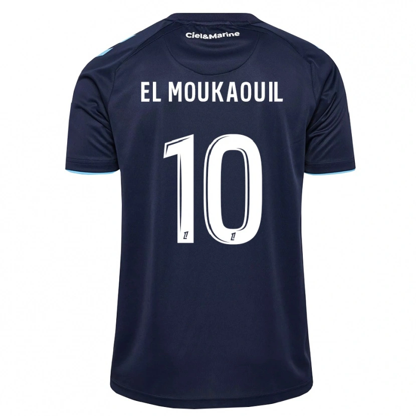 Danxen Pánské Mohamed El Moukaouil #10 Kukuřičně Modrá Půlnoční Modrá Domů Hráčské Dresy 2026/27 Dres