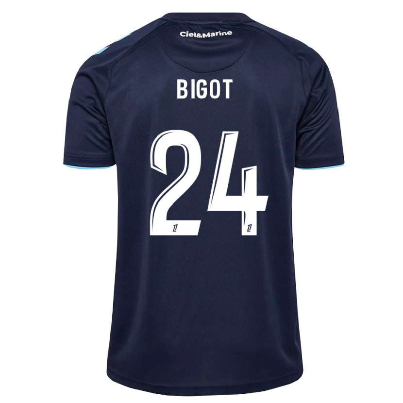 Danxen Pánské Maureen Bigot #24 Kukuřičně Modrá Půlnoční Modrá Domů Hráčské Dresy 2026/27 Dres