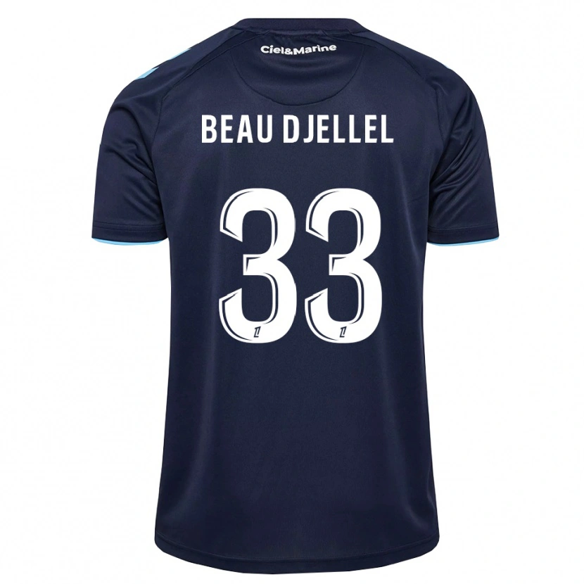 Danxen Pánské Yanis Beau Djellel #33 Kukuřičně Modrá Půlnoční Modrá Domů Hráčské Dresy 2026/27 Dres