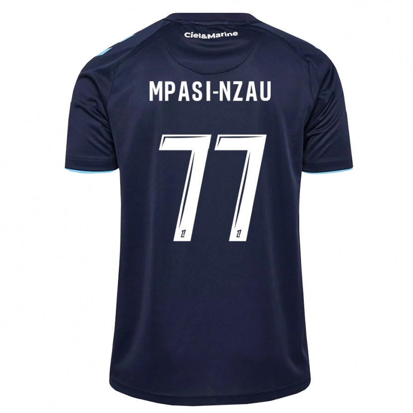 Danxen Pánské Lionel Mpasi-Nzau #77 Kukuřičně Modrá Půlnoční Modrá Domů Hráčské Dresy 2026/27 Dres