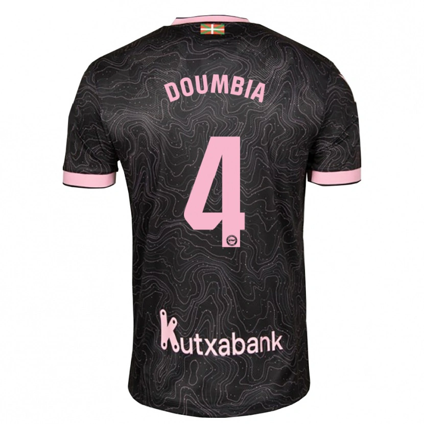 Danxen Pánské Daouda Doumbia #4 Černá Růžová Daleko Hráčské Dresy 2026/27 Dres