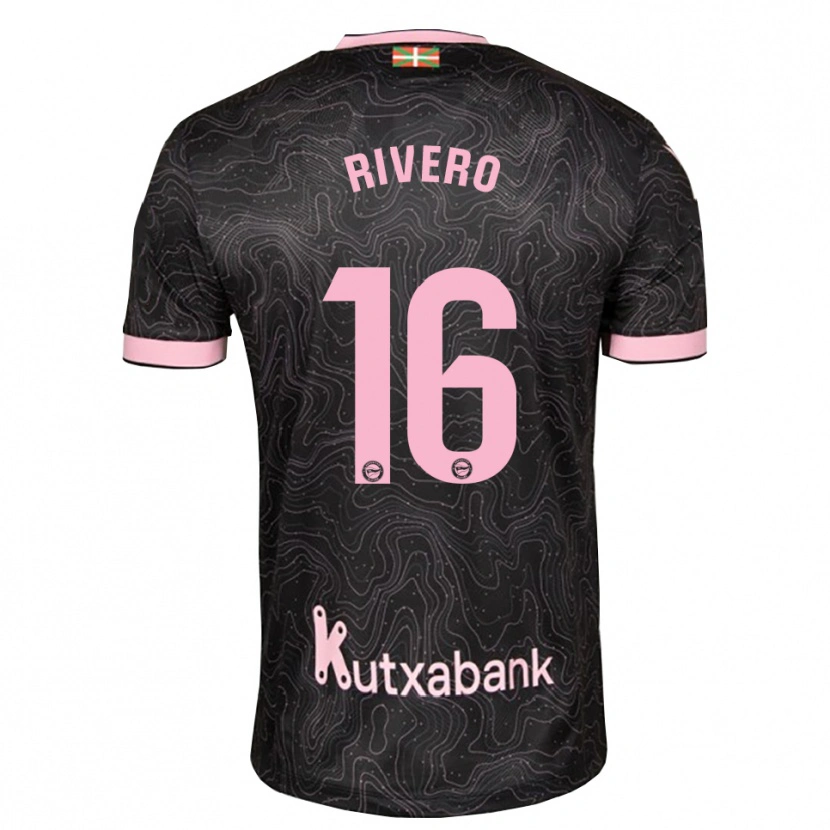 Danxen Pánské Almudena Rivero #16 Černá Růžová Daleko Hráčské Dresy 2026/27 Dres