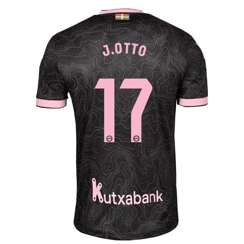 Danxen Pánské Jonny Otto #17 Černá Růžová Daleko Hráčské Dresy 2026/27 Dres
