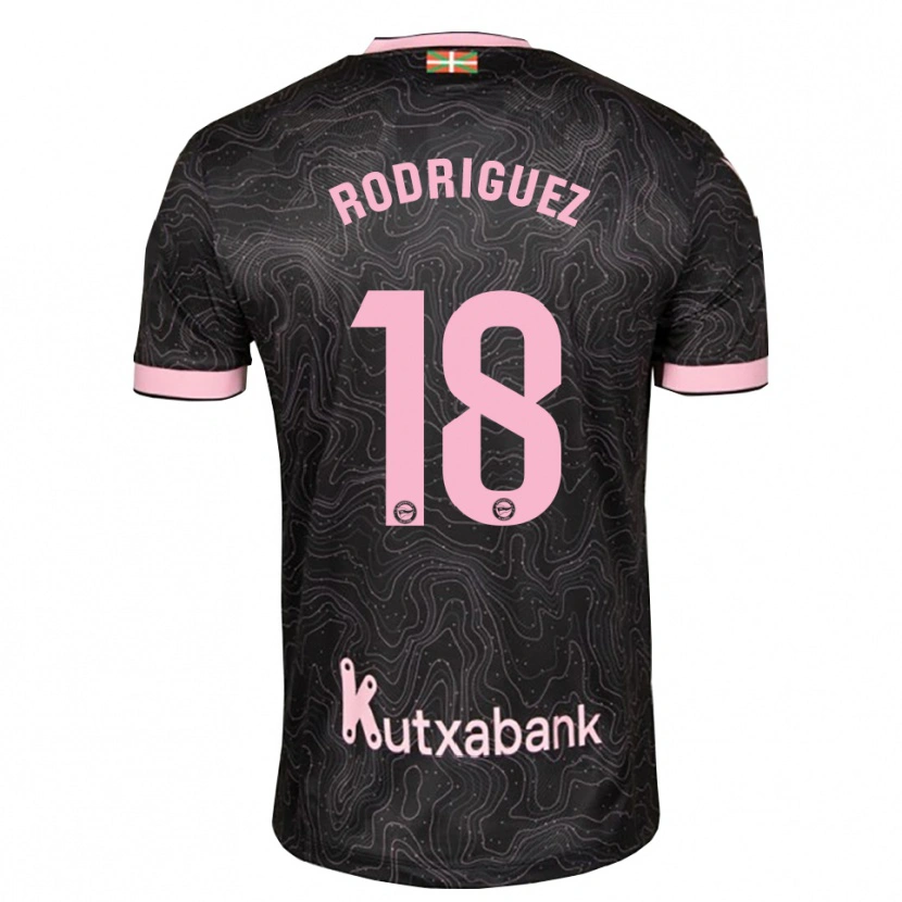 Danxen Pánské Mikel Rodriguez #18 Černá Růžová Daleko Hráčské Dresy 2026/27 Dres