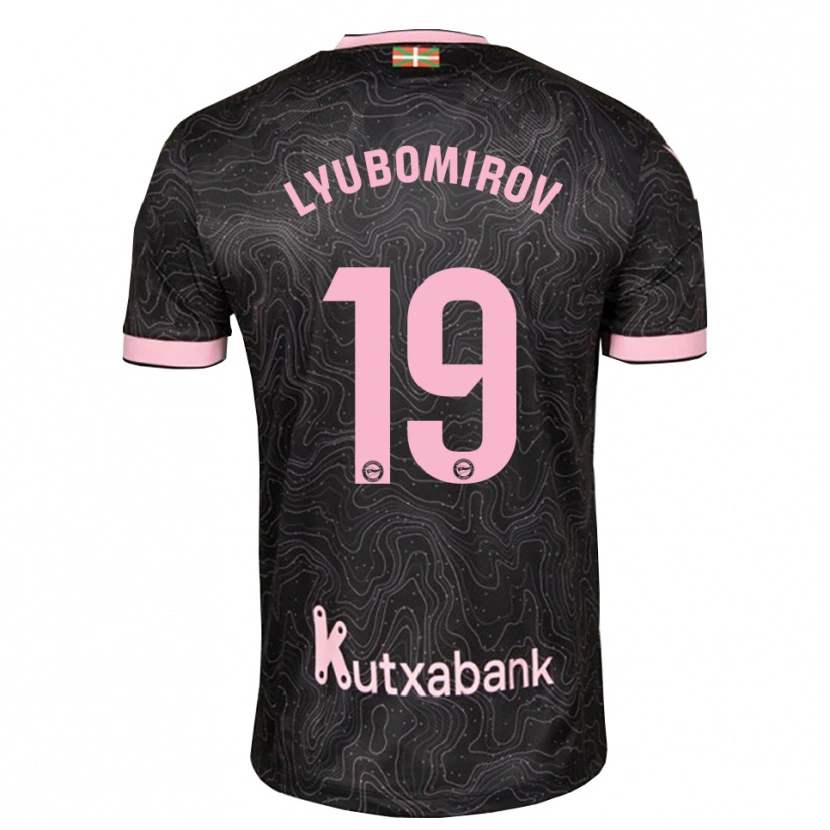 Danxen Pánské Daniel Lyubomirov #19 Černá Růžová Daleko Hráčské Dresy 2026/27 Dres