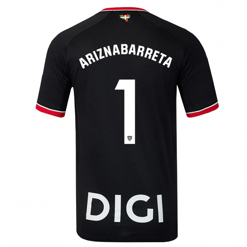 Danxen Pánské Oier Ariznabarreta #1 Černá Bílá Červená Daleko Hráčské Dresy 2026/27 Dres