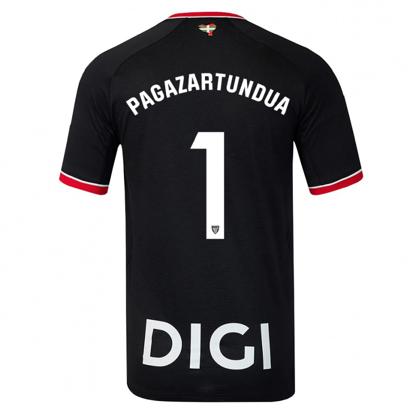Danxen Pánské Iker Pagazartundua #1 Černá Bílá Červená Daleko Hráčské Dresy 2026/27 Dres