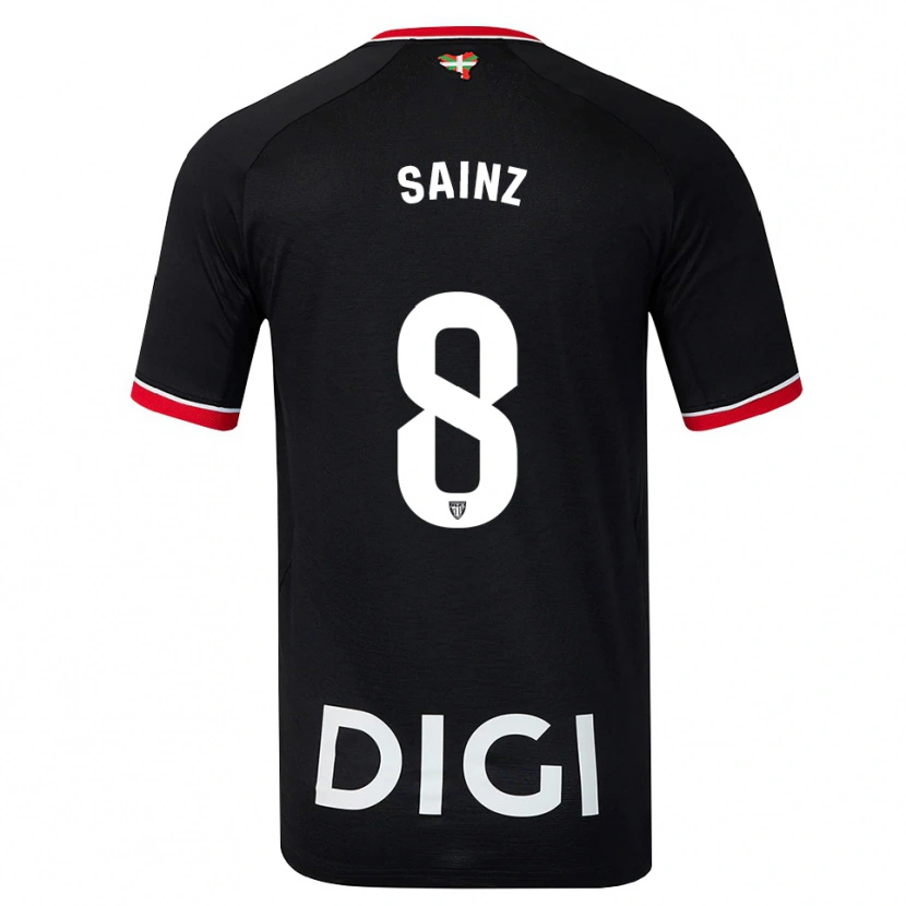 Danxen Pánské Iñigo Sainz #8 Černá Bílá Červená Daleko Hráčské Dresy 2026/27 Dres