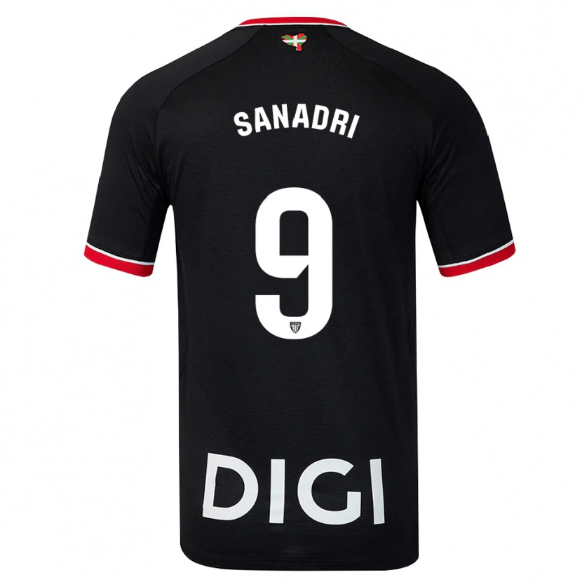 Danxen Pánské Marta San Adrián Rocandio #9 Černá Bílá Červená Daleko Hráčské Dresy 2026/27 Dres