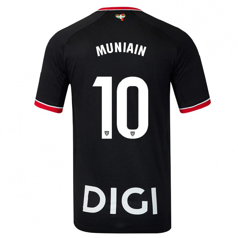 Danxen Pánské Iker Muniain #10 Černá Bílá Červená Daleko Hráčské Dresy 2026/27 Dres