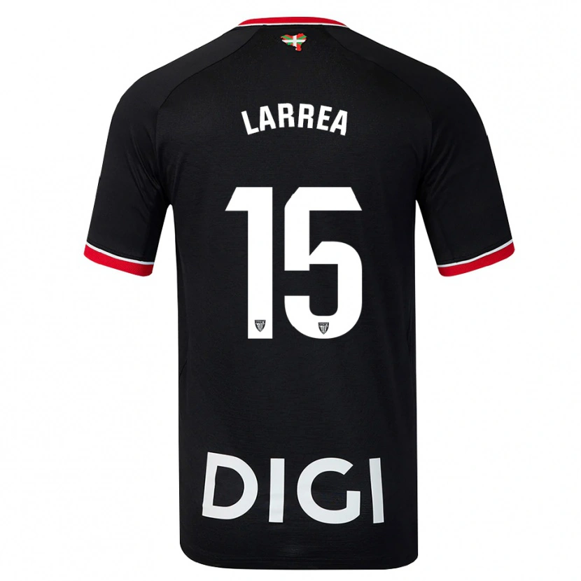 Danxen Pánské Beñat Larrea #15 Černá Bílá Červená Daleko Hráčské Dresy 2026/27 Dres