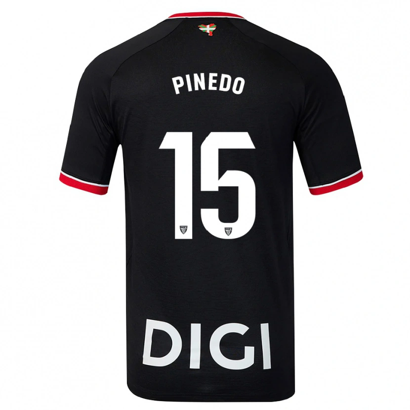 Danxen Pánské Clara Pinedo Castresana #15 Černá Bílá Červená Daleko Hráčské Dresy 2026/27 Dres
