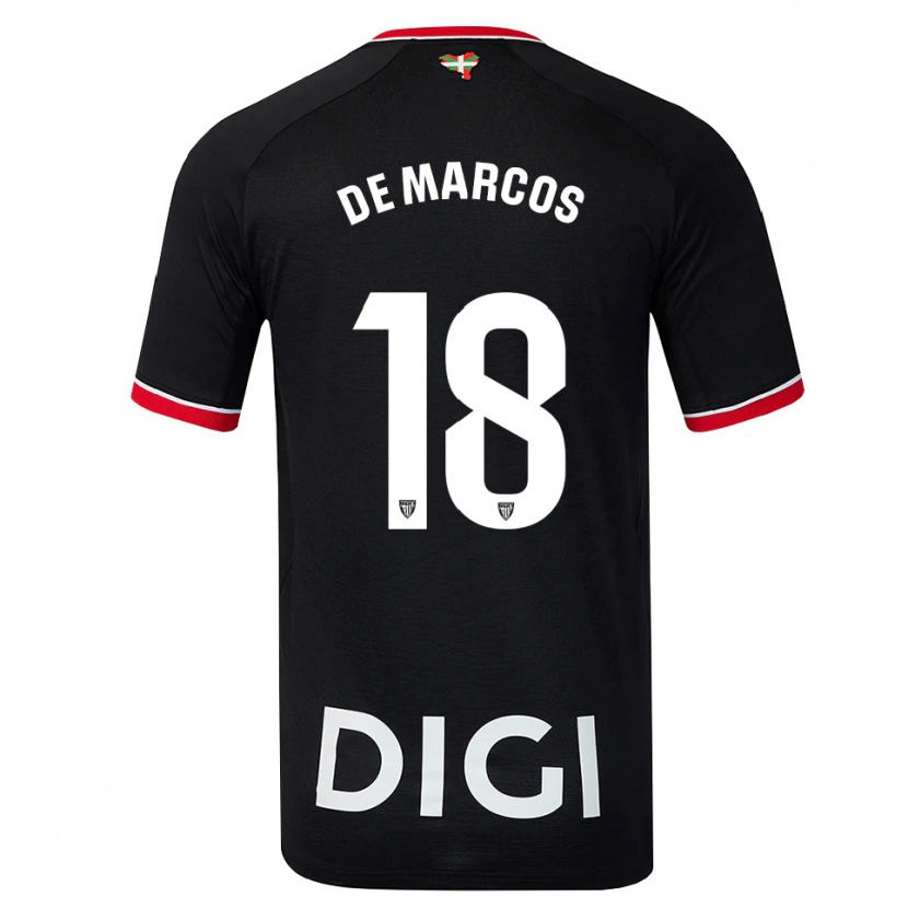 Danxen Pánské Oscar De Marcos #18 Černá Bílá Červená Daleko Hráčské Dresy 2026/27 Dres