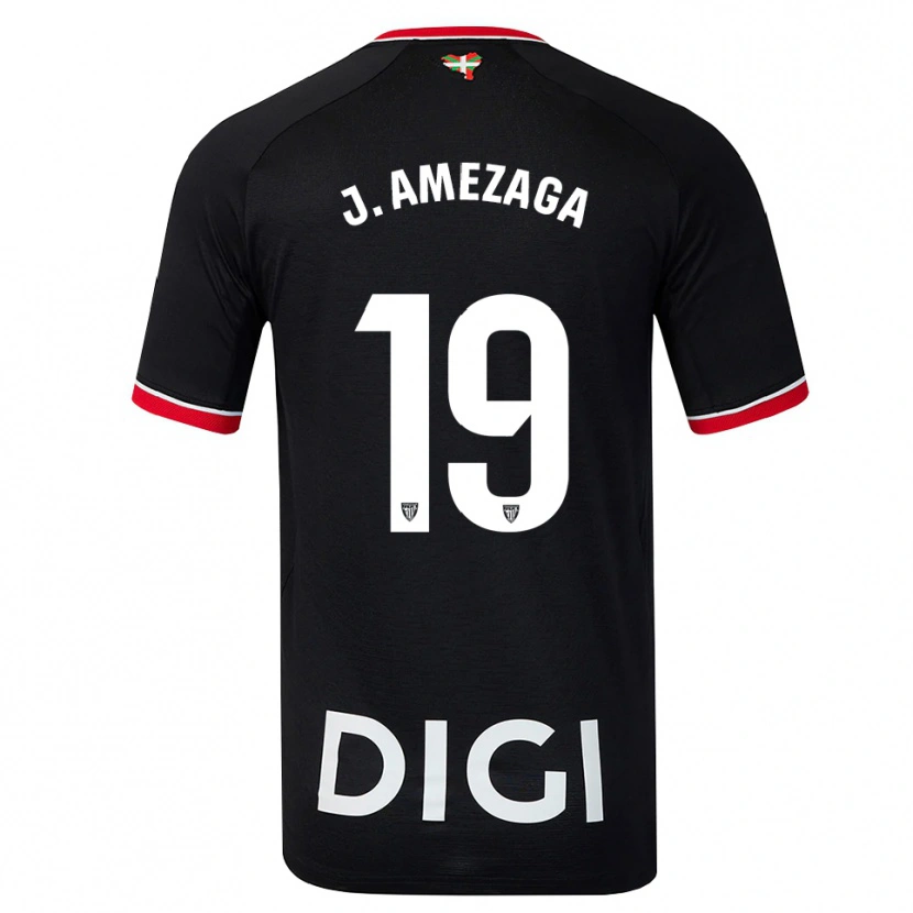 Danxen Pánské Jone Amezaga #19 Černá Bílá Červená Daleko Hráčské Dresy 2026/27 Dres