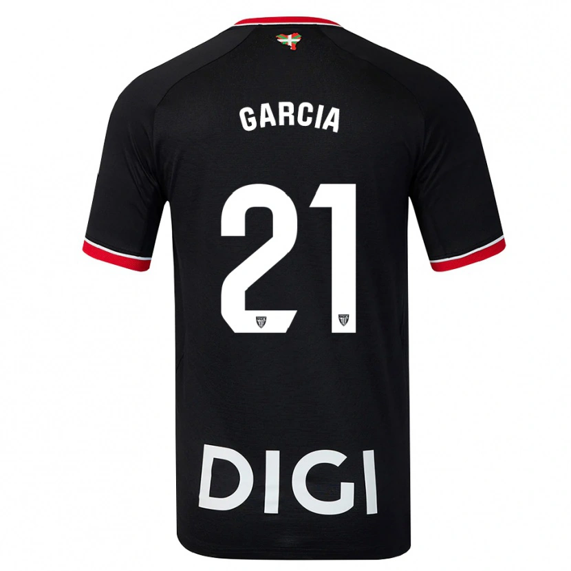 Danxen Pánské Beñat García #21 Černá Bílá Červená Daleko Hráčské Dresy 2026/27 Dres