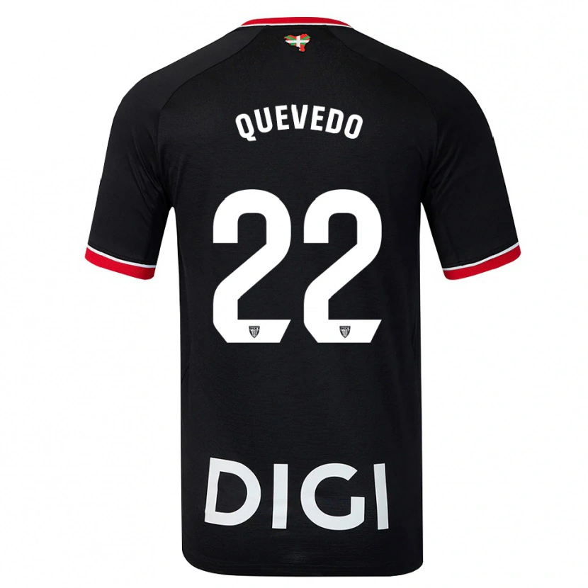 Danxen Pánské Ugaitz Quevedo #22 Černá Bílá Červená Daleko Hráčské Dresy 2026/27 Dres