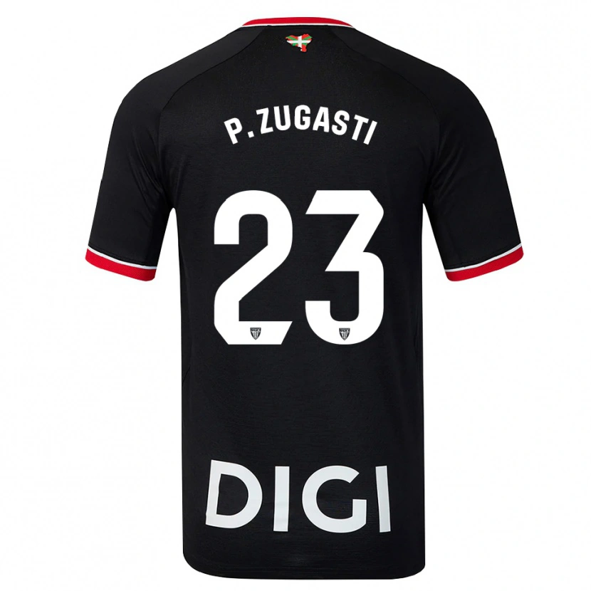 Danxen Pánské Patricia Zugasti Osés #23 Černá Bílá Červená Daleko Hráčské Dresy 2026/27 Dres