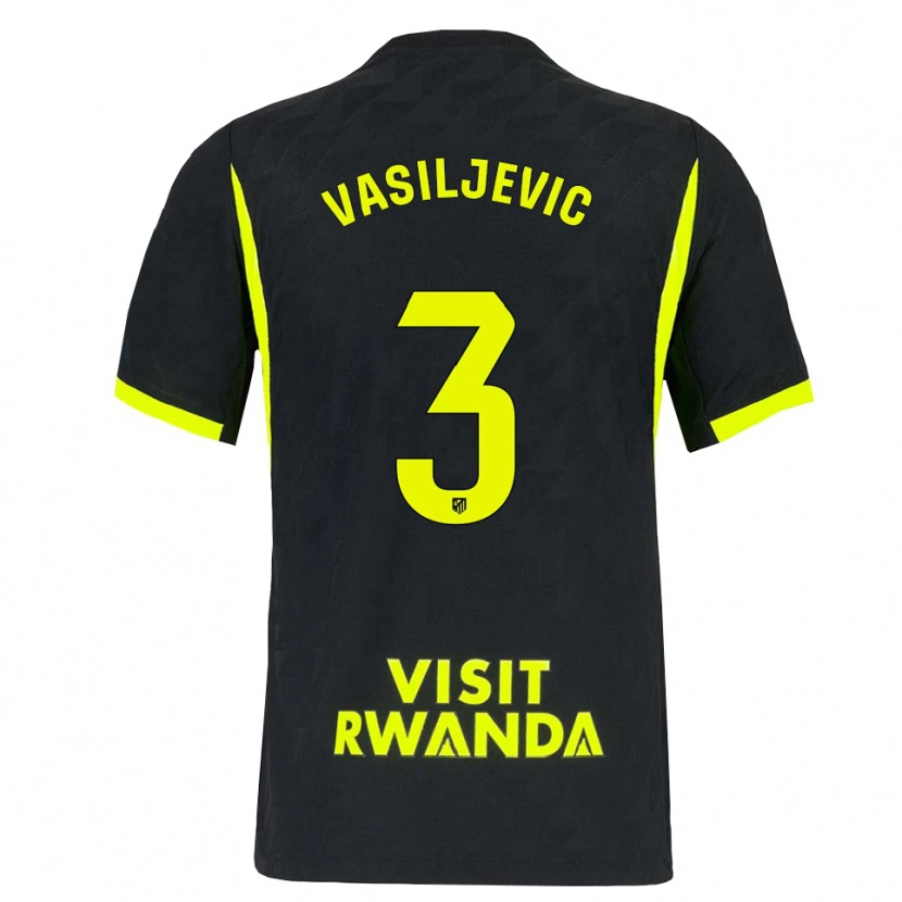 Danxen Pánské Ivan Vasiljevic #3 Jasně Zelená Černá Daleko Hráčské Dresy 2026/27 Dres