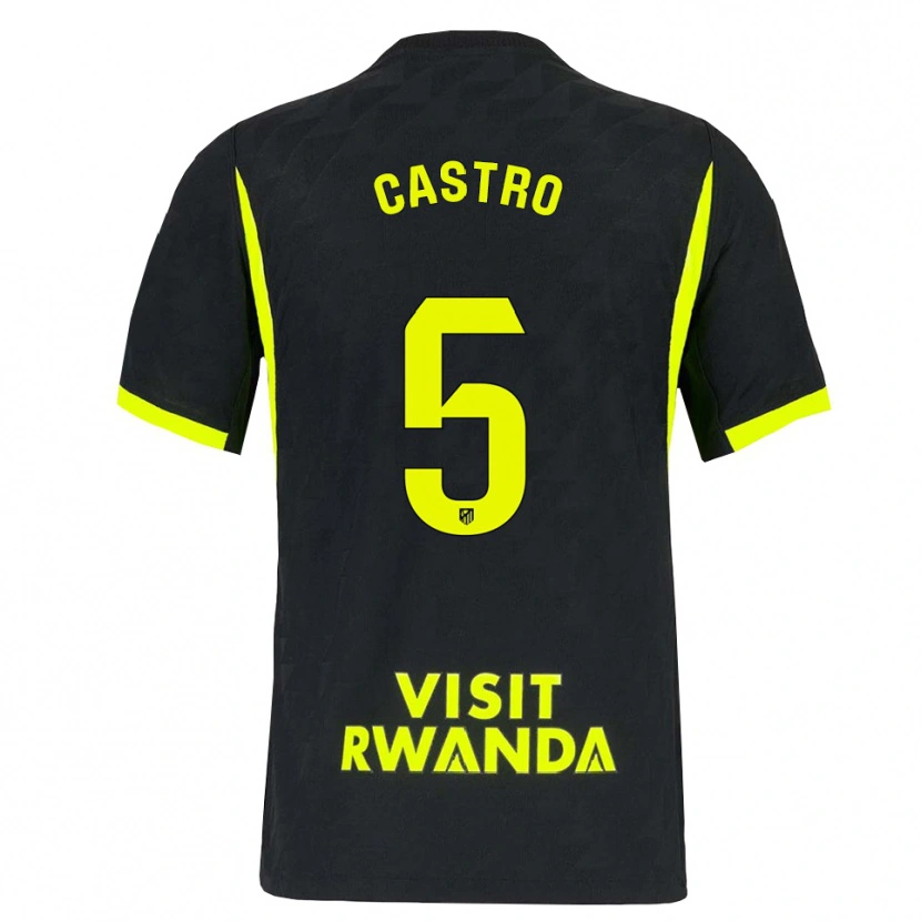 Danxen Pánské Oscar Castro #5 Jasně Zelená Černá Daleko Hráčské Dresy 2026/27 Dres